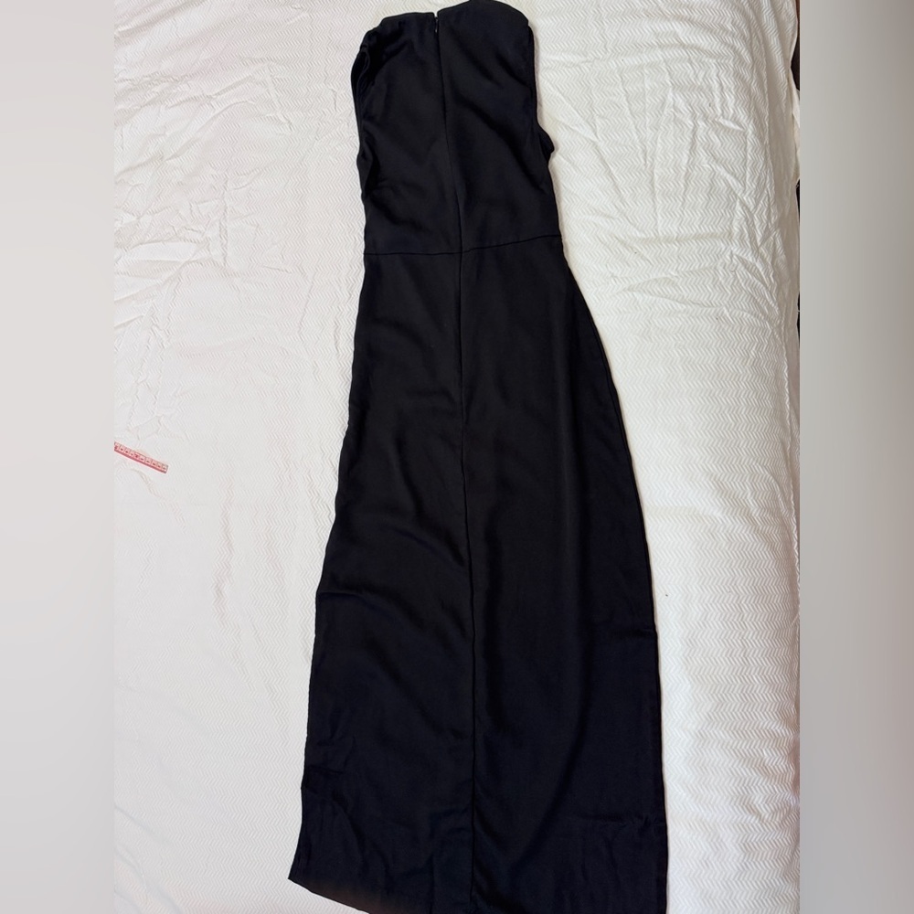 & Other Stories Cut-out Hardware Midi Black Dress In EU 34 - Picture 13 of 16